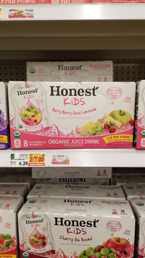 Honest Kids Juice Boxes just $2.50 - Kroger Couponing