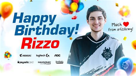 G2 Esports On Twitter A Very Happy Birthday To Rizzotv 🎉🎉 Be Sure