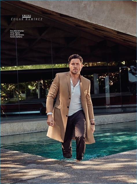 Edgar Ramirez Covers Gq Latin America Dons Classic Designer Fashions