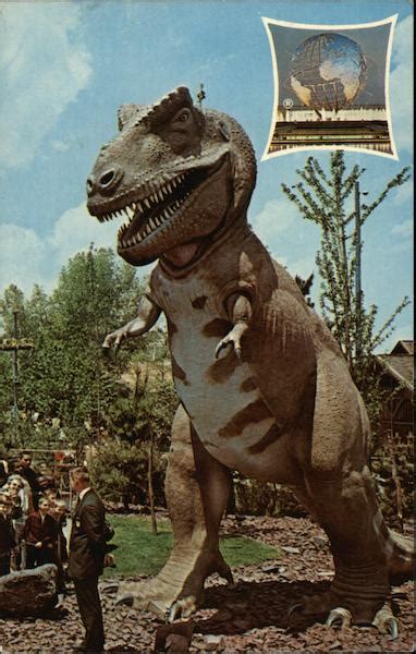 Tyrannosaurus Rex New York S World Fair 1964 NY Worlds Fair Postcard