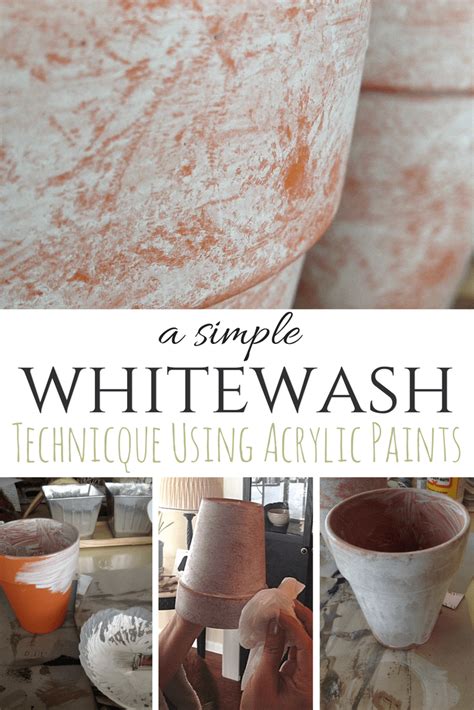 How to Whitewash Your Pots + Planters | snazzy little things