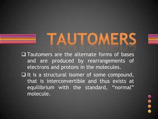 Tautomers | PPT