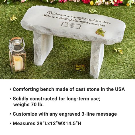memorial garden bench 10