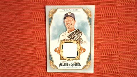 Topps Allen Ginter A G Full Size Relics B Relics Agrb Jv Justin