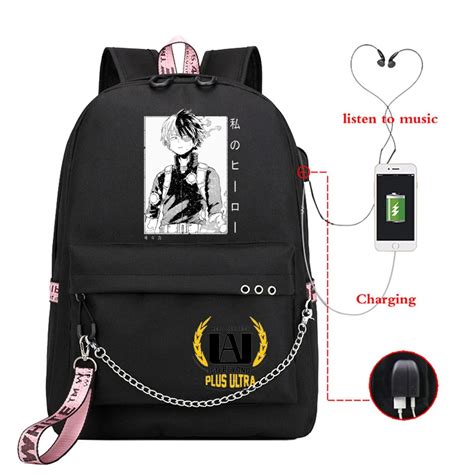 Girls My Hero Academia School Bags Anime Boku No Hero Academia Backpack