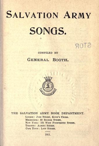 Salvation Army songs | Open Library