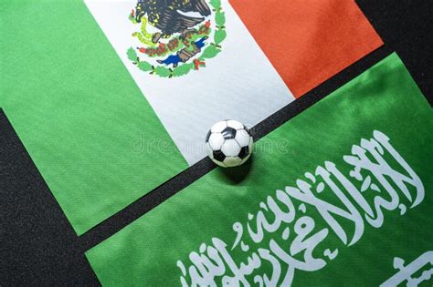 December 2022 Saudi Arabia Vs Mexico Football Match With National