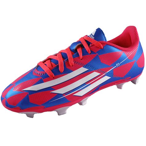 Adidas Junior Kids Boys F5 FG Football Boots Blue/Pink *AUTHENTIC* | eBay