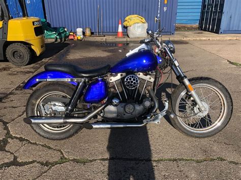 1976 Harley Davidson 1000cc Ironhead Sportster XL XLH Running Project