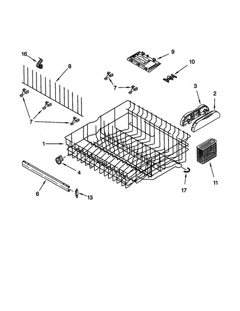 Kenmore Elite Dishwasher Parts Diagram