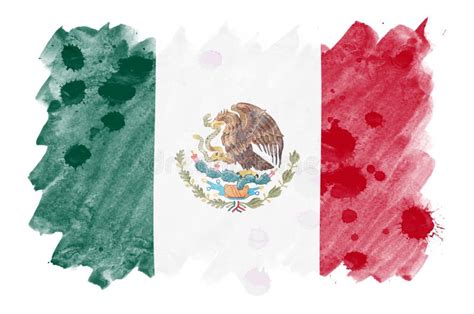 Mexico Flag Background Watercolor Stock Illustrations 390 Mexico Flag