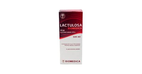 Biomedica LACTULOSA Sirup 500 Ml MEDIKAMENT Sk