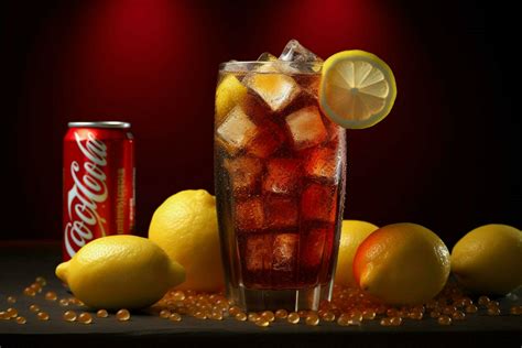 Coca-Cola with Lemon 30624320 Stock Photo at Vecteezy