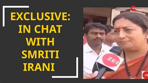 Exclusive In Conversation With Bjps Amethi Candidate Smriti Irani