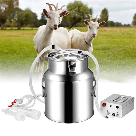 L Electric Goats Milking Machine Stainless Steel Automatic Pulsation