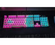 SPC Gear KC104 Pudding Onyx White DBL Shot PBT Keycaps Do Klawiatur