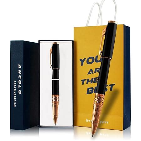 Amazon Ancolo Personalized Luxury Ballpoint Pen Fancy Nice Gift