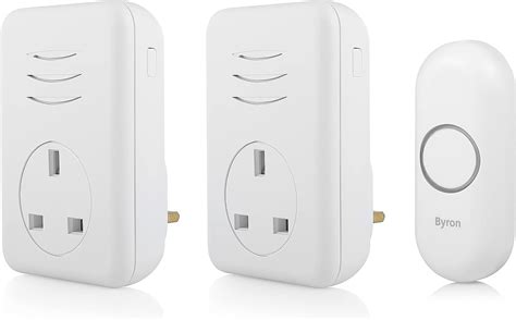 Byron Dby Uk Wireless Portable Doorbell Set M Range