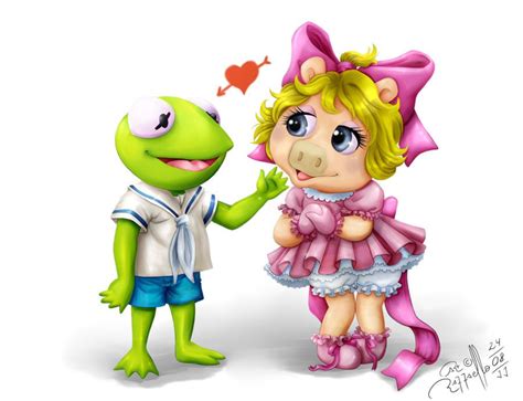 Muppet Babies Miss Piggy And Kermit