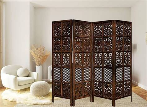 Buy Artistic Interior Crafts Wooden Partition For Living Room Divider 4