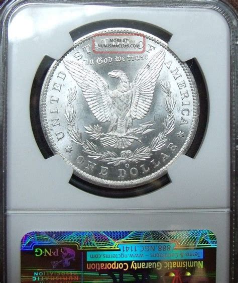 1885 O Morgan Dollar Ngc Ms64 Semi Pl Luster