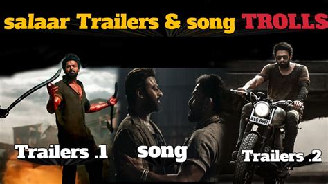 Salaar Trailers Reaction Entertainment Trolls Salaar Trailer