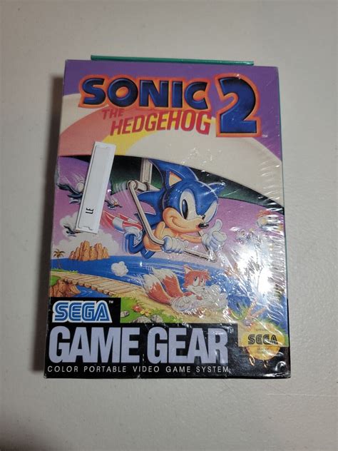 Mavin Sonic The Hedgehog 2 Sega Game Gear Sealed