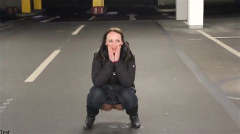 Beautiful Brunette Pees ThisVid