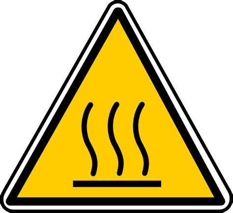 Hot Surface Danger Clip Art Free Vector Vector