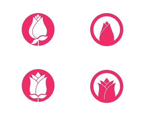 Premium Vector Rose Flower Logo Template