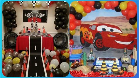 Ideas Decoración de Cumpleaños con Temática de CARS para Niños en