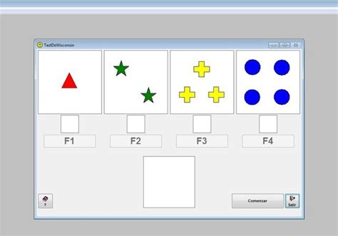 Test De Clasificación De Cartas De Wisconsin Wcst Software Psicotest