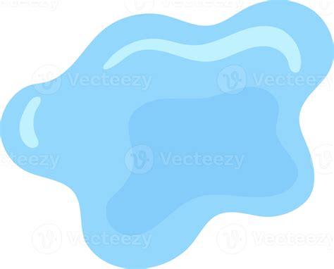 Blue Water Splash Element And Illustration Png