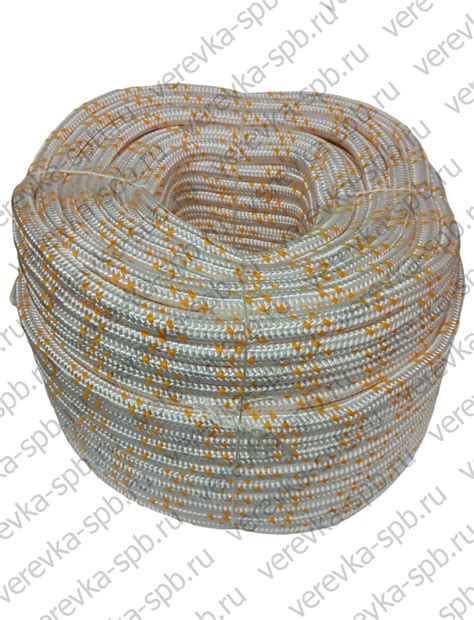 Канат 16 мм, 100 м, полипропиленовый, плетеный с сердечником, нагрузка ...