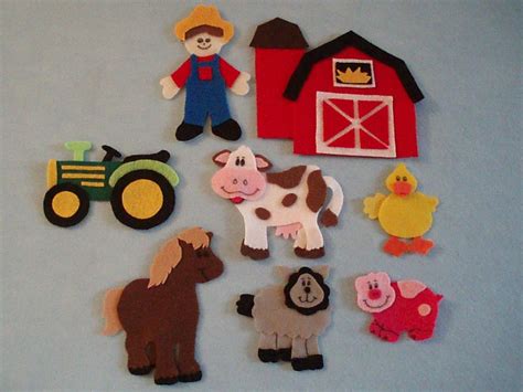 Old Mcdonalds Farm Felt Board Storyfelt Farm Setflannel Board