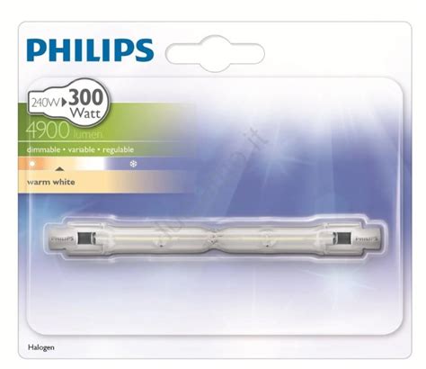 Lampadina Alogena PHILIPS R7s 240W 230V ECO HALO 118 Mm Luciamo