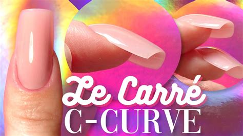 TUTO CHABLON Forme Moderne 1 Le CARRÉ avec C CURVE pose hybride