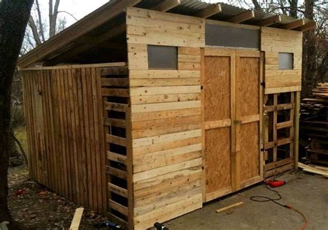 Diy Pallet Shed Plans For Storage And Shelter Epic Saw Guy