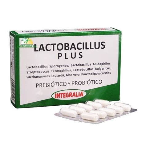 Lactobacillus Plus Probióticos De Integralia 30 Cápsulas Herbolínea