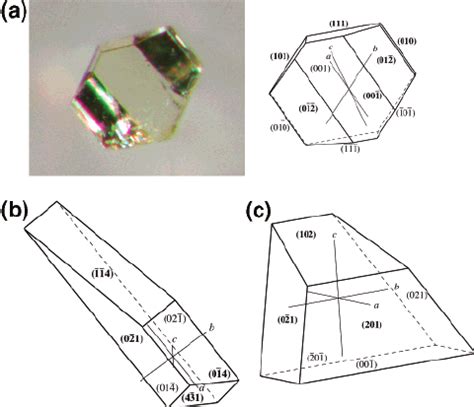 A Growth Morphology Of A R 1 Polymorph Crystal Can Reach Several