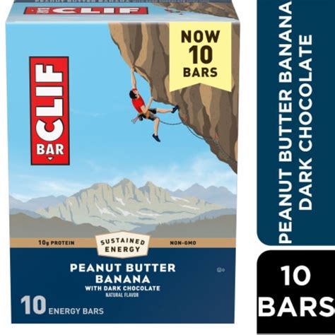 Clif Bar Peanut Butter Banana With Dark Chocolate Energy Bars