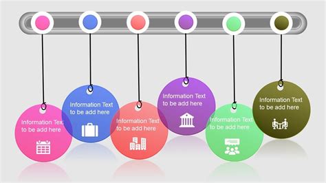 How To Create Colorful Hanging Options Infographic Slide In Powerpoint