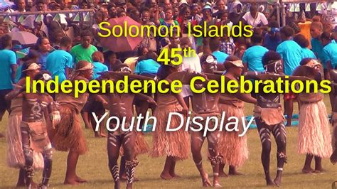 Solomon Islands 45th Independence Colorful Stunning Youth Display