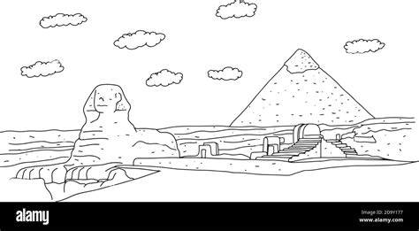 Egyptian Sphinx Coloring Pages