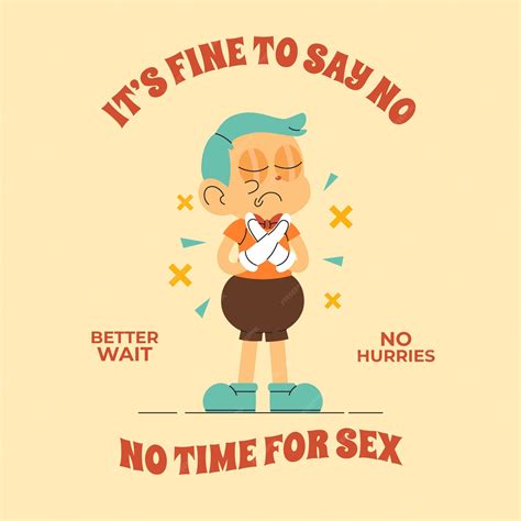 Free Vector Hand Drawn No Sex Illustration