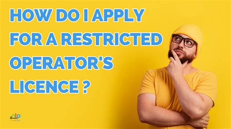 How Do I Apply For A Restricted Operator S Licence NTP Online Learning