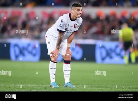 Nicolas Dominguez Of Bologna FC During The Serie A Match Between AS