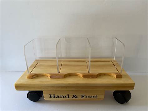 Hand And Foot Card Set Card Trolley On Wheels Bookcanasta Holders