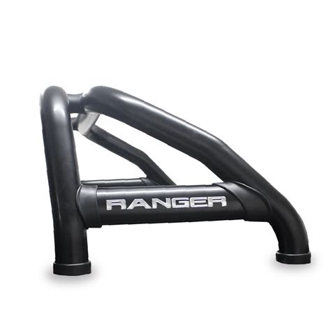 Ford Ranger T6 Facelift Sports Bar Black Artav Stainless Steel