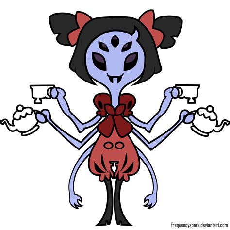 Undertale Muffet Vector By Sparxyz On Deviantart